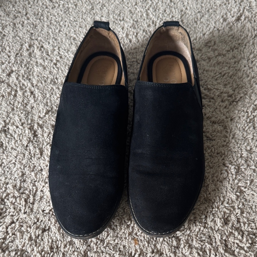 LAST ACT - Black Suede Women’s Flat